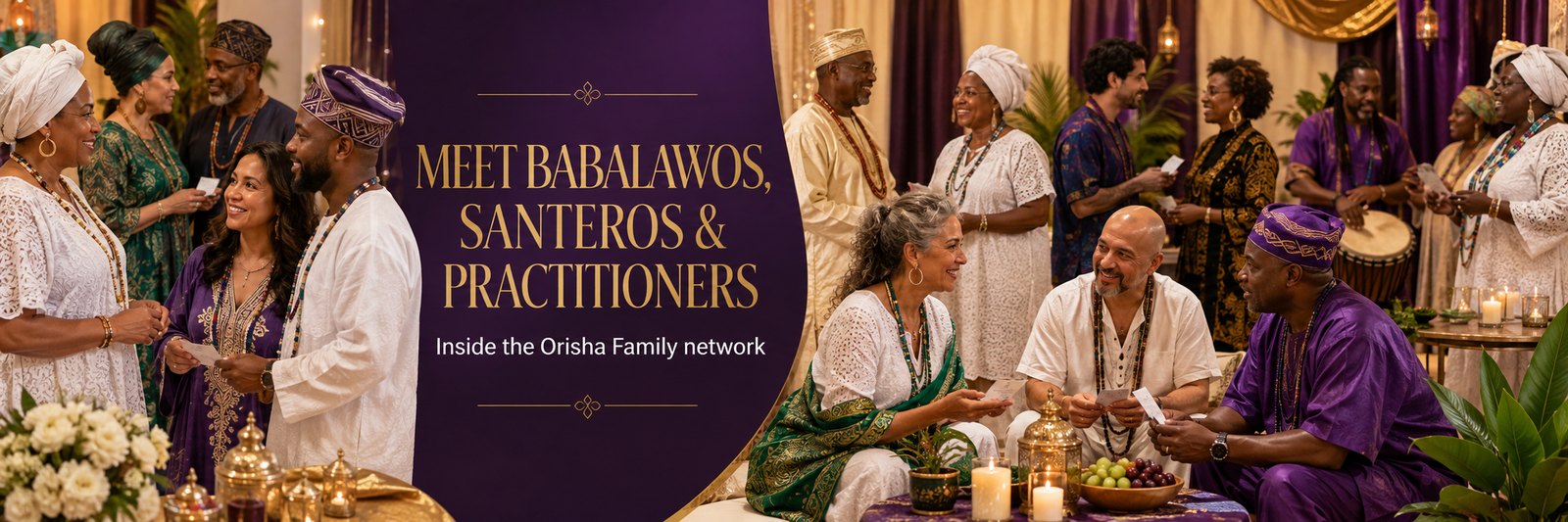 Meet babalawos, santeros and practitioners inside the private Orisha Family network