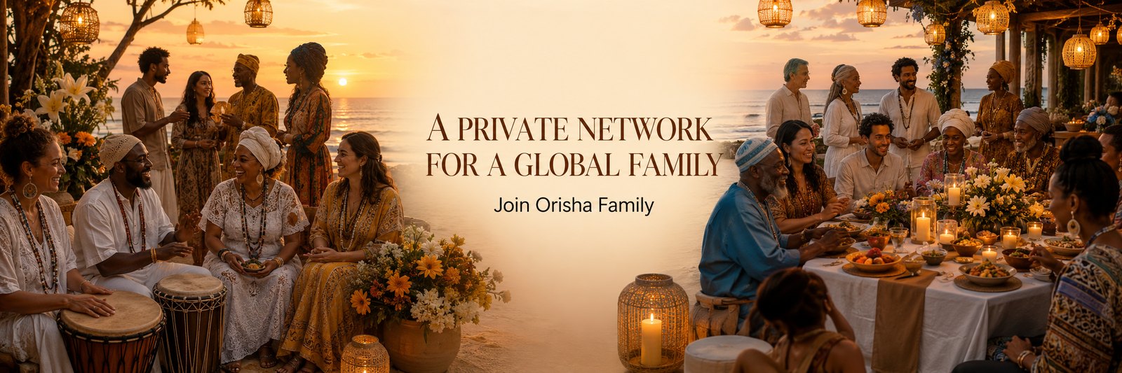 A private network for a global Orisha family — Santería and Ifá community
