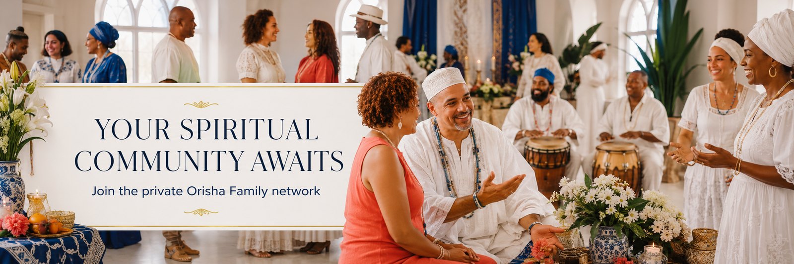 Your spiritual community awaits — join the private Orisha Family network