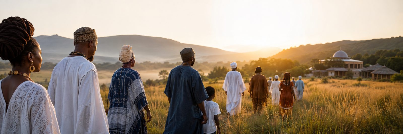 Sunrise walk to the sanctuary